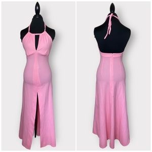 VTG HALTER MAXI DRESS